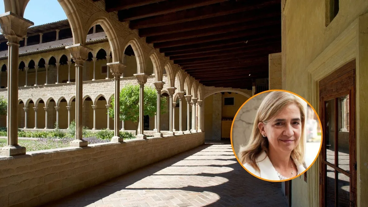 Así es el lujoso barrio de Barcelona en el que vive la infanta Cristina: monasterio medieval y jardines de la familia Güell