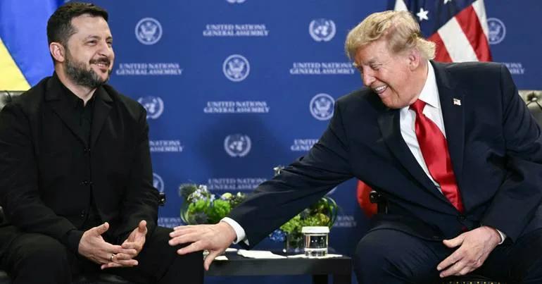 Entre elogios, Trump e Zelensky têm "encontro positivo"