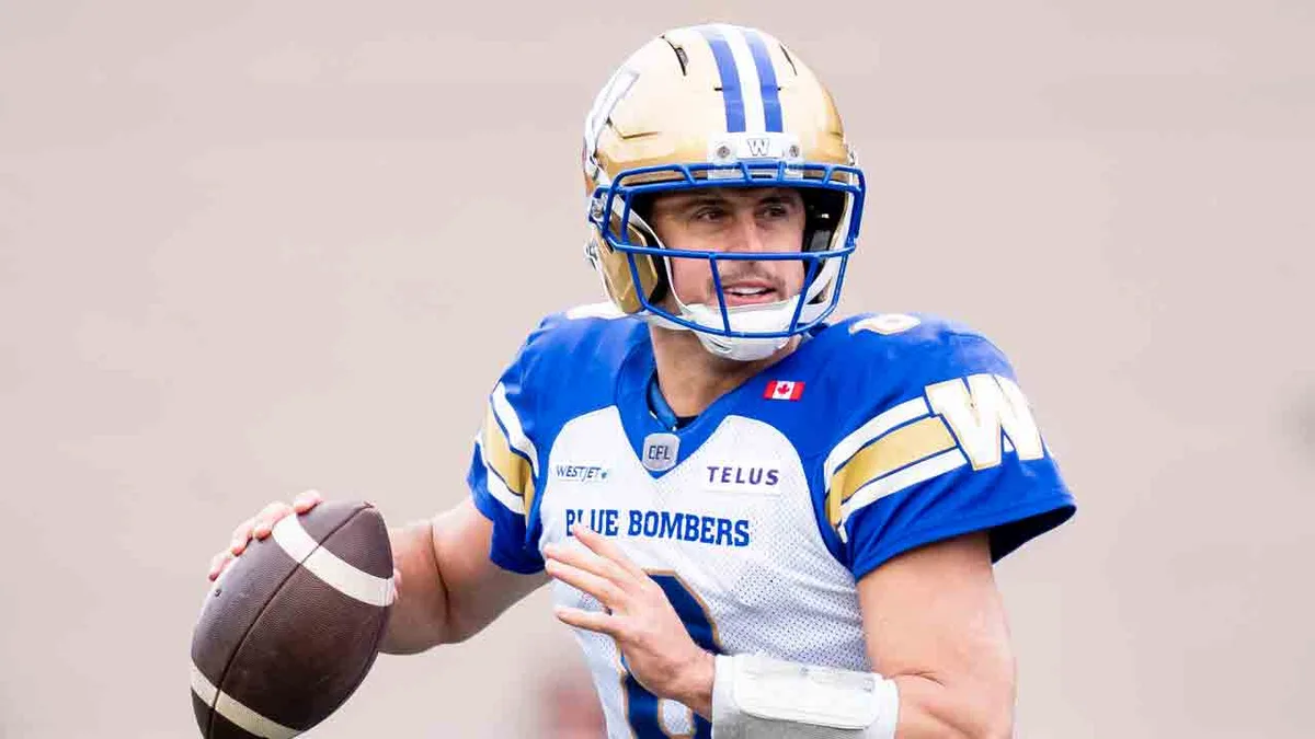 Blue Bombers QB Zach Collaros to return from injury on Saturday