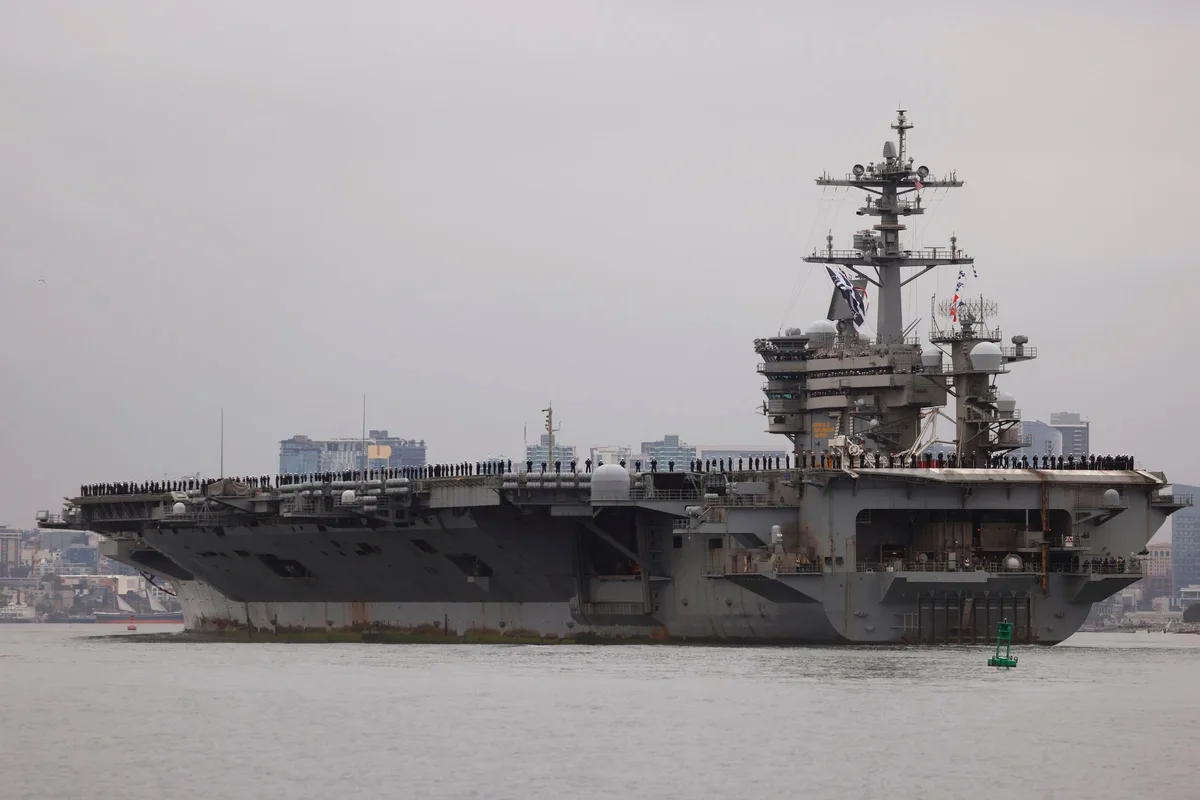 Another US Navy Supercarrier Set To Deploy To The Middle East