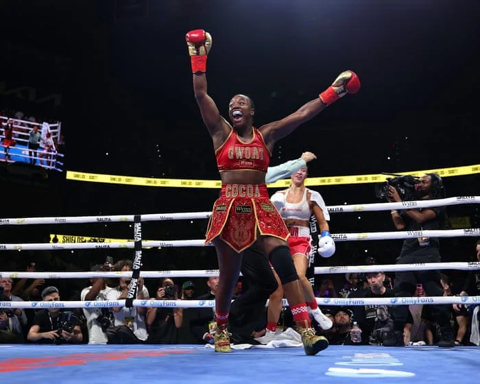 Claressa Shields eyes Britain’s Price after stopping Kaye Scott to reclaim titles