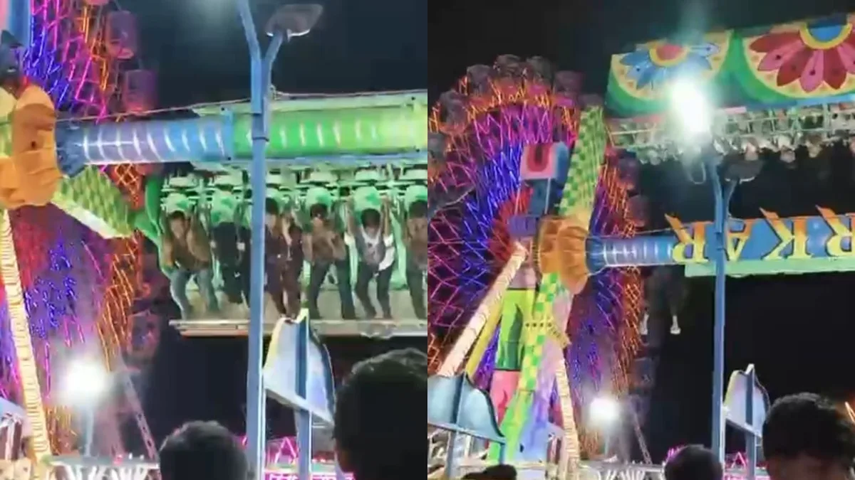 Joyride Horror Caught On Cam, Woman Thrown Off After Safety Lock Snaps