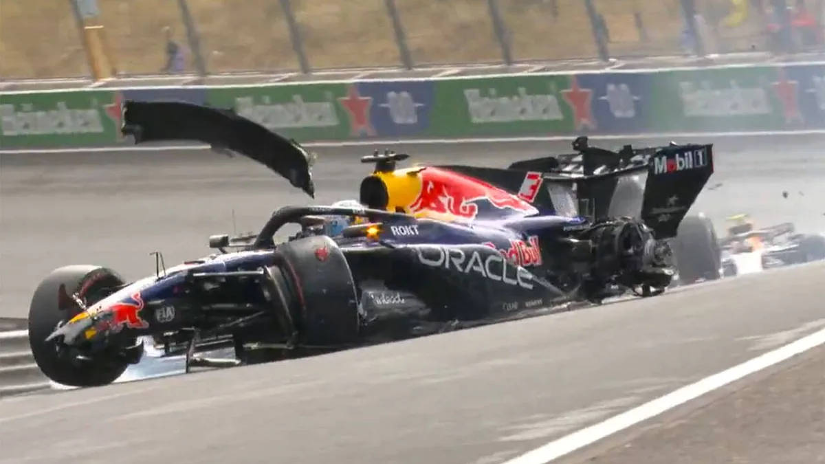 Watch: Max Verstappen’s horrific Dutch GP crash as Norris wins chaotic race