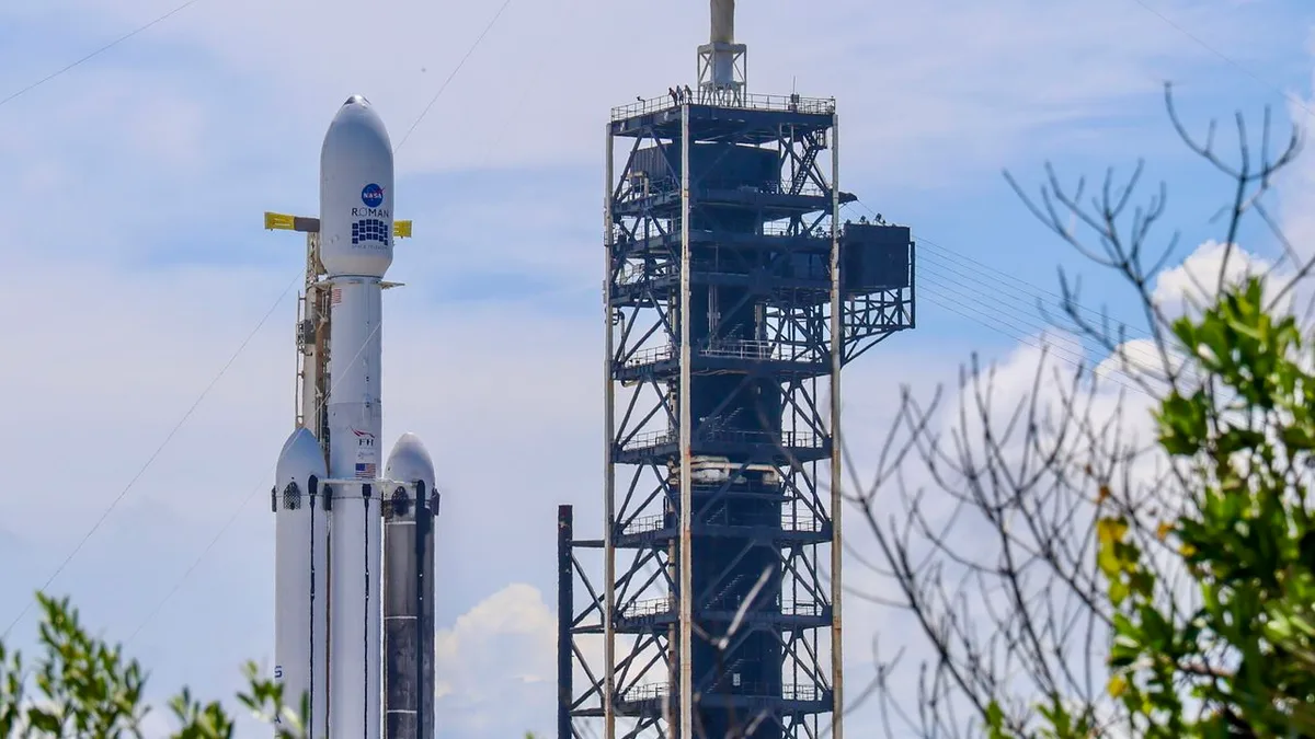 NASA's Roman Space Telescope is ready for launch aboard SpaceX Falcon Heavy rocket