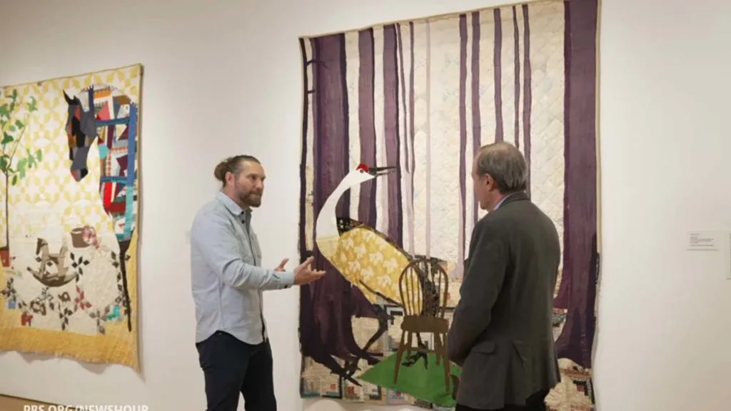 Quilt exhibit showcases artwork of inmate turned criminal justice activist