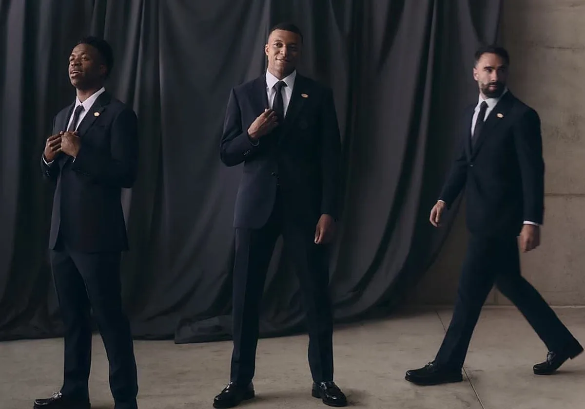 Los jugadores del Real Madrid derrochan elegancia con sus nuevos trajes de Louis Vuitton