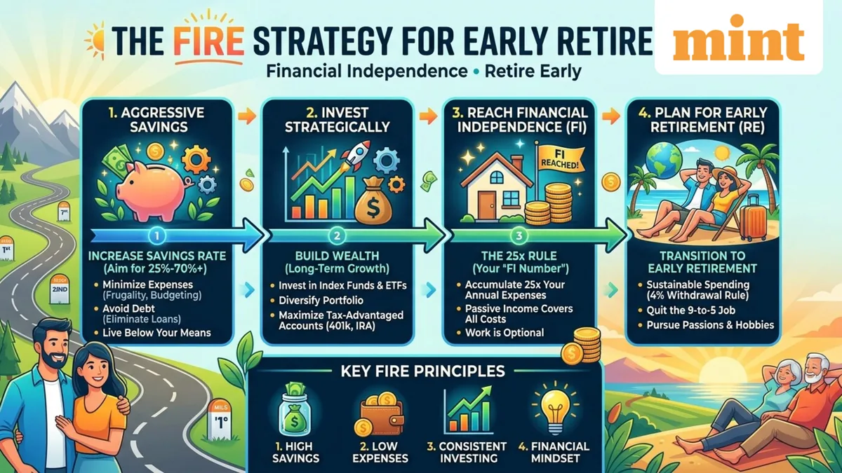 Want to retire early? Here's how F.I.R.E strategy can help — We calculate corpus you will need