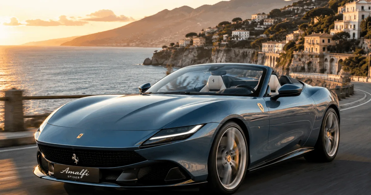 Ferrari amalfi spider equilibra luxo e desempenho para o dia a dia