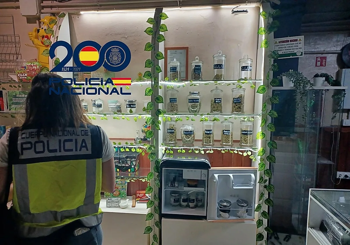 Cae un fumadero ilegal en Nervión por vender marihuana y hachís