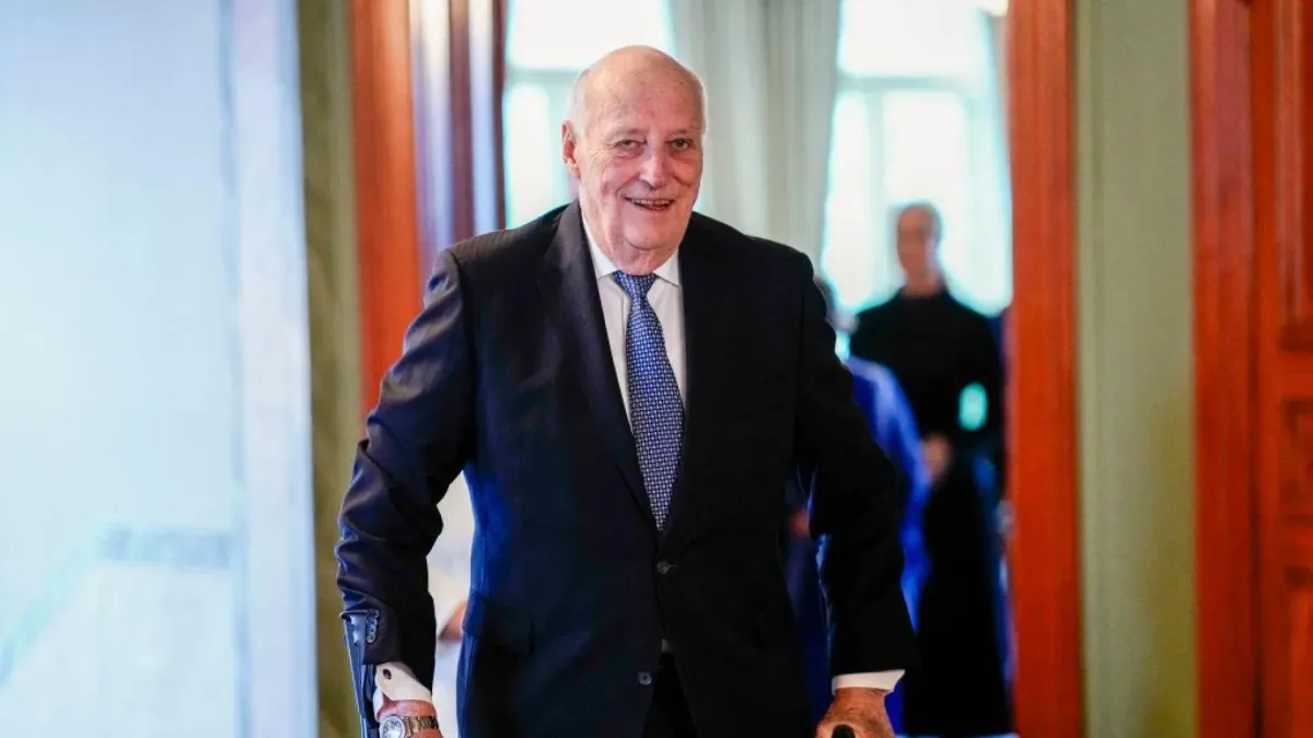 El rey Harald V de Noruega, hospitalizado por una anemia