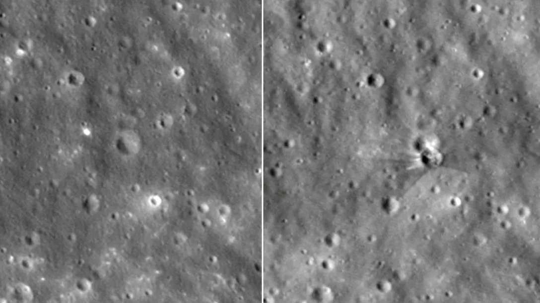 La Nasa dévoile l’énorme cratère provoqué par le crash d’une fusée SpaceX sur la Lune