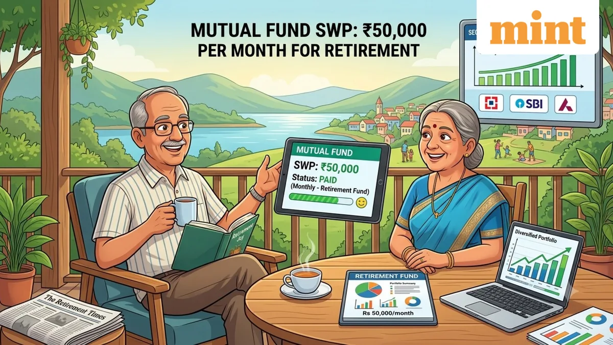 SWP: Here's how to generate ₹50,000 per month as steady income while keeping your corpus invested
