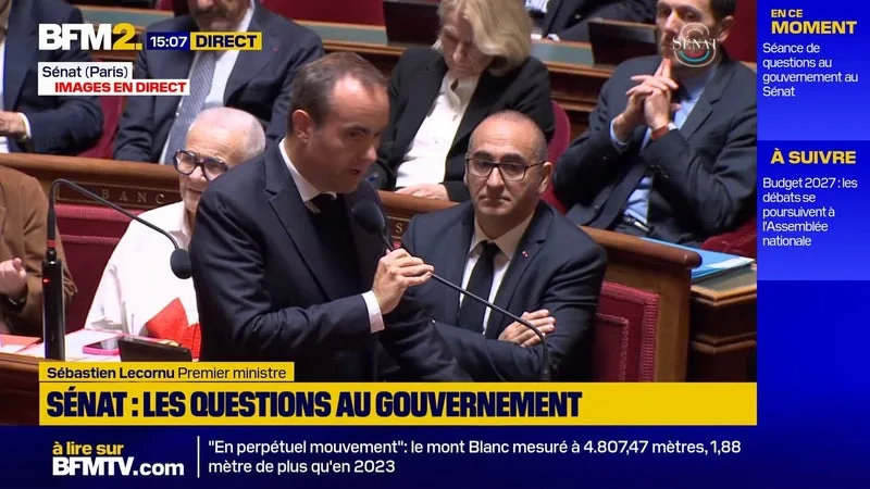 Mobilisation lycées/étudiants: "937 policiers et gendarmes blessés dont 40 sur la seule journée d'hier, 248 élèves blessés", annonce Sébastien Lecornu