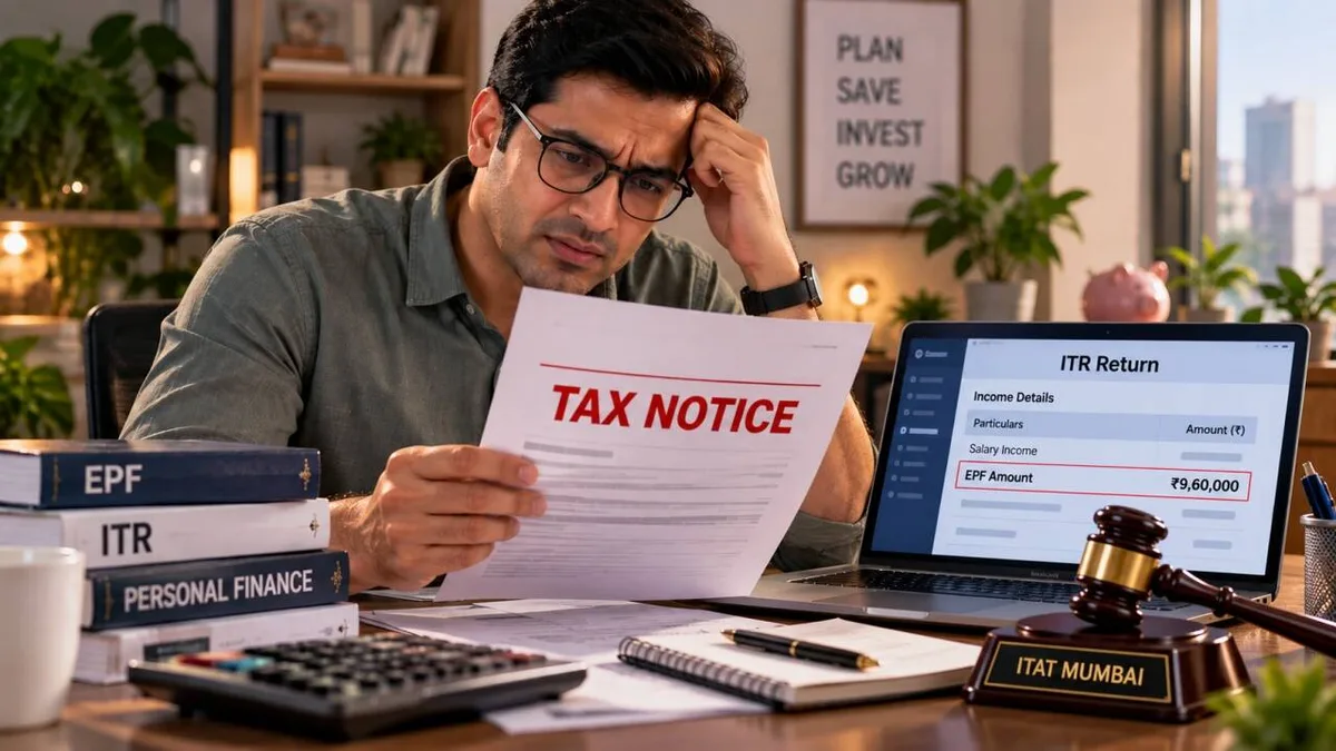 He wrongly showed Rs 9.6 lakh EPF in ITR, taxman added it; ITAT gives full relief