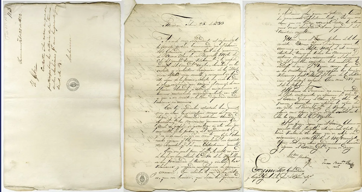 Malvinas, una “violenta ocupación”: difunden cartas de protestas tras la usurpación de las islas en 1833