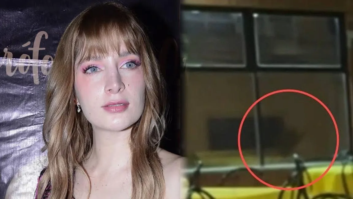 Captan en video a supuesto fantasma junto a Imelda Tuñón durante entrevista... ¿será Julián Figueroa?