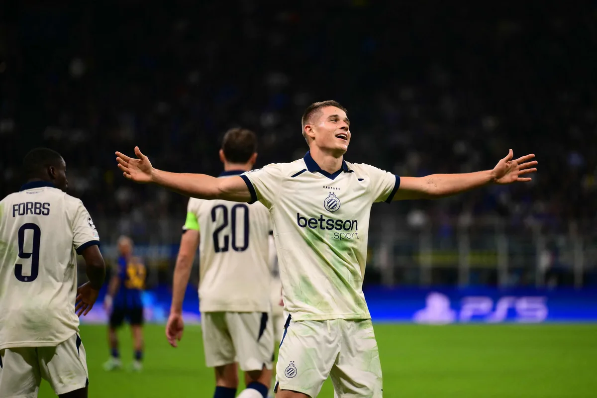 Inter Milán - Brujas en directo: UEFA Champions League hoy, en vivo
