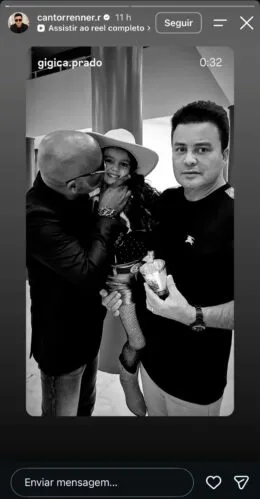 Renner faz primeira publicação nas redes após morte de Rick e compartilha homenagem; veja Fotos: Reprodução/ Instagram