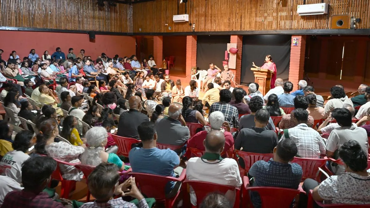 Writers, intellectuals and students gather for ‘Conversation with the Arts’ at Heggodu in Shivamogga