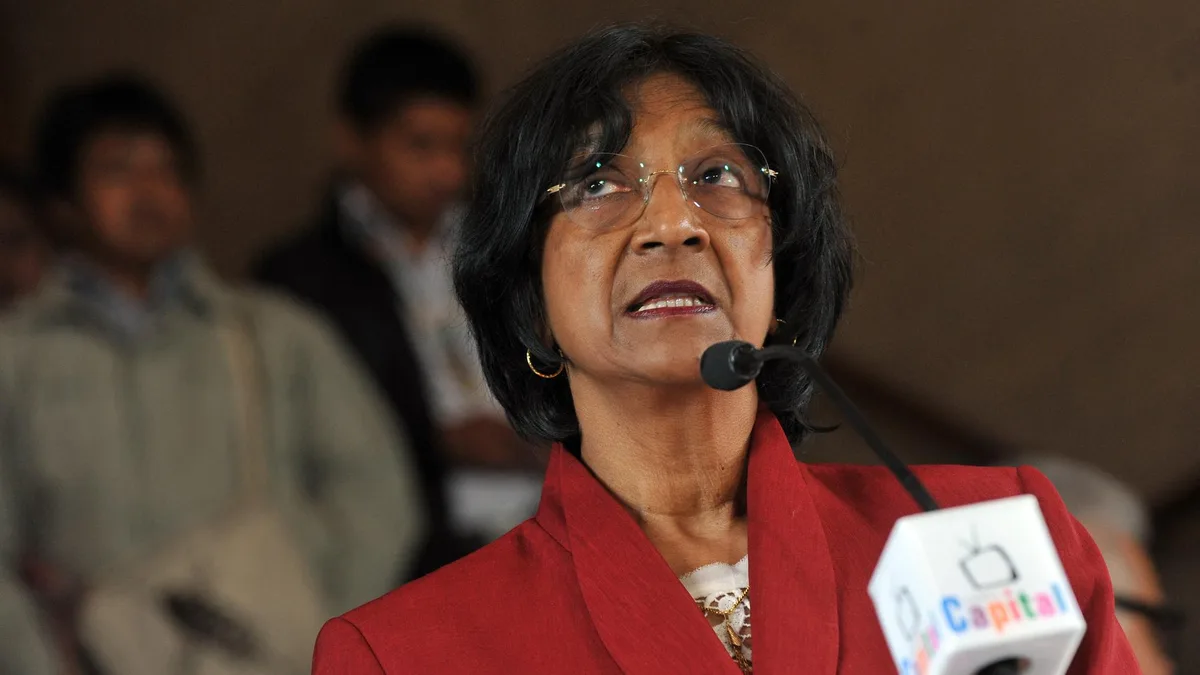 La juriste Navanethem Pillay, figure du droit international, désignée prix Nobel de la paix 2026