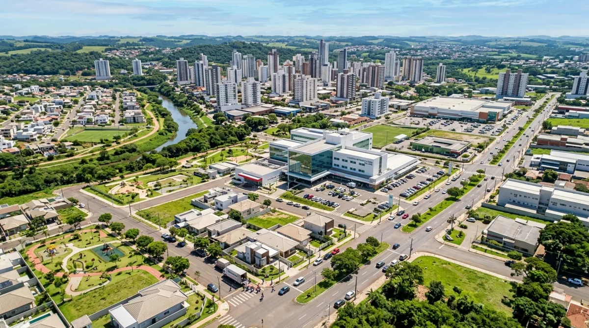 A cidade paranaense que cresceu 82% em 12 anos, tem custo de vida até 35% menor que Curitiba e já é a 2ª que mais cresce no Brasil