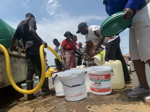 Residents forced to travel long distances as taps run dry