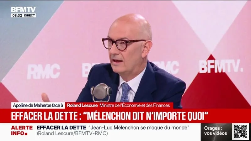 Déficit: "On va faire tout ce qu'on peut pour être le plus près possible de 5%", assure Roland Lescure, ministre de l'Économie