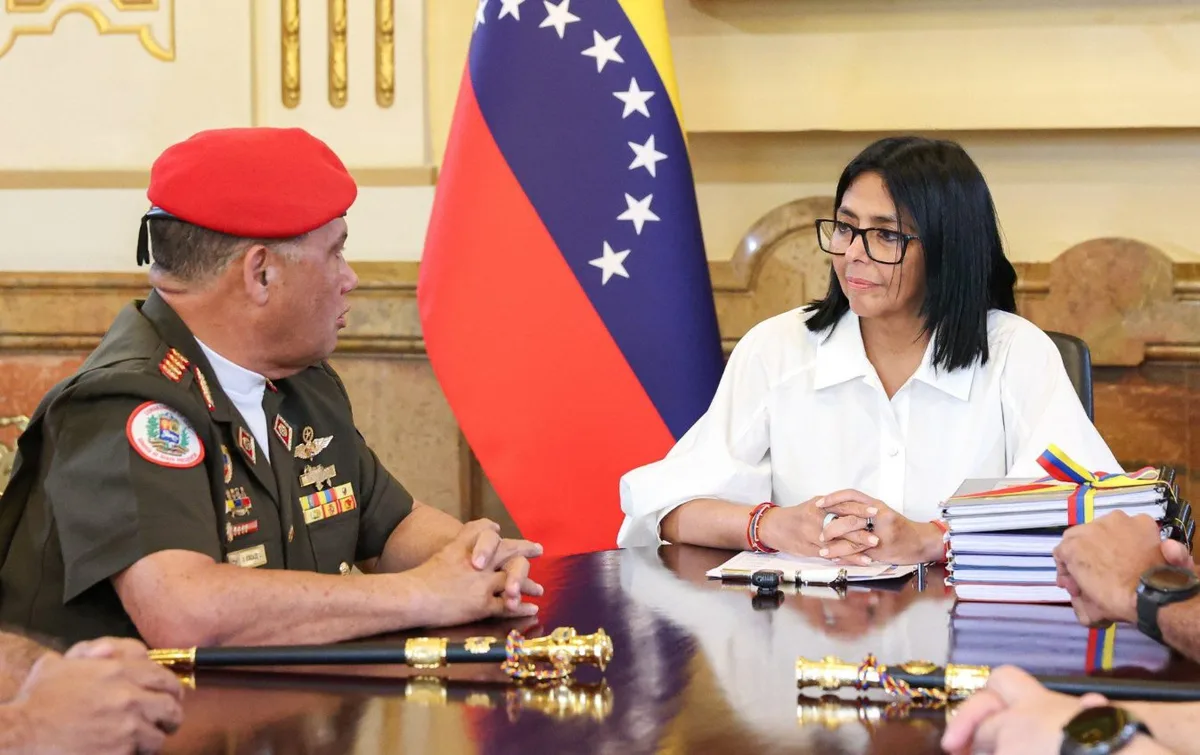 Los militares ascendidos por Delcy Rodríguez pese a las múltiples denuncias en su contra