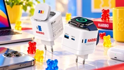 Anzeige: Haribo-Ladegerät mit 65 W und Apple-Watch-Ladefläche für unter 14 Euro bei Amazon