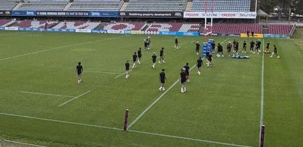 Brasil divide atenção com peneira de rúgbi durante treino na Austrália