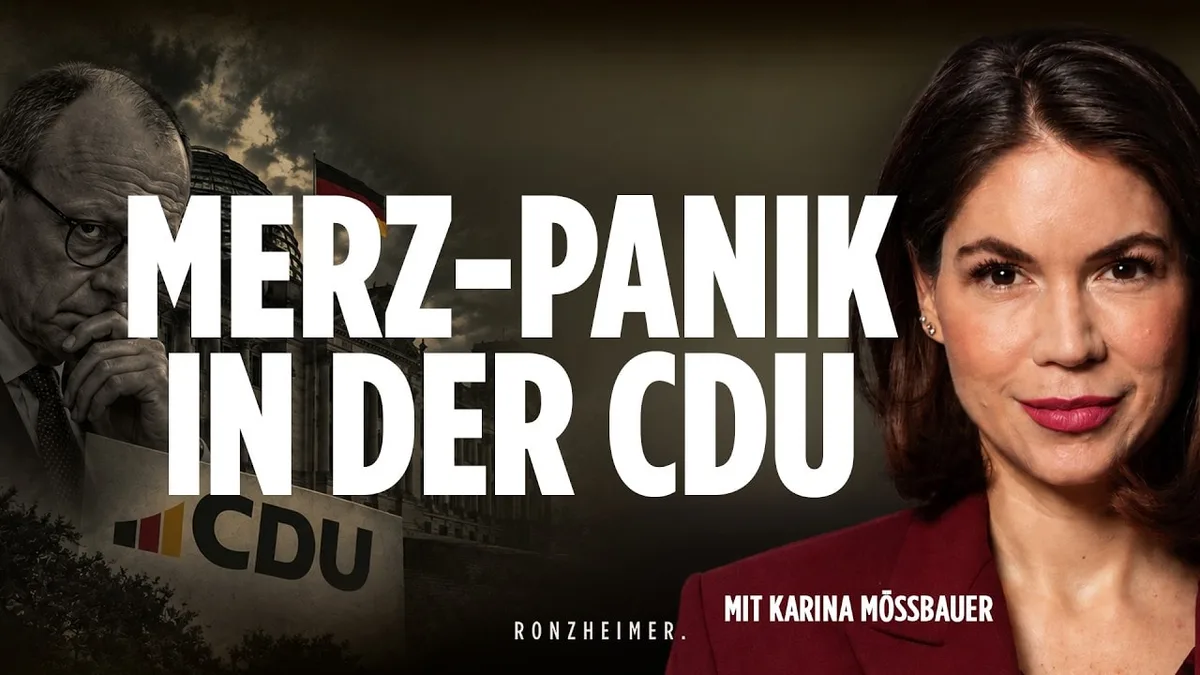RONZHEIMER - Inside CDU: Angst, Chaos und die Merz Frage. Mit Karina Mößbauer
