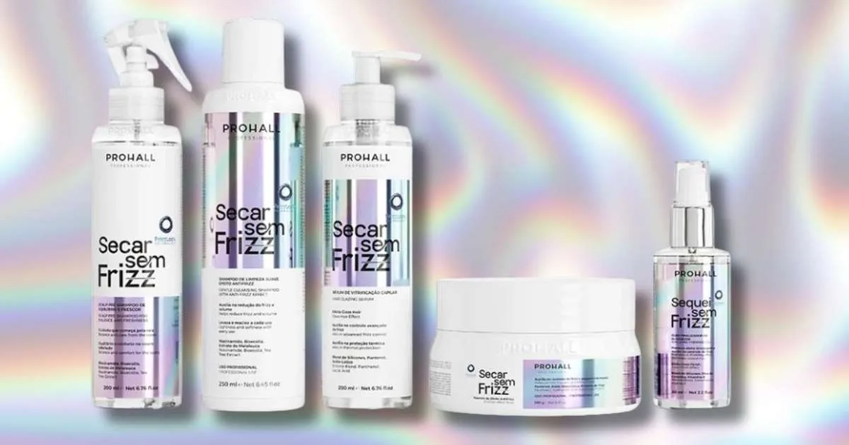 Prohall apresenta linha antifrizz para secar o cabelo sem uso de secador