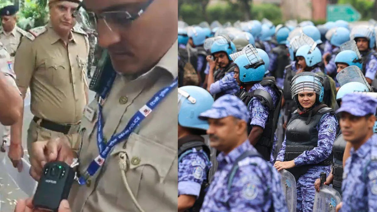 Police deploy forces with bodycams at Jantar Mantar, Dipke says 'govt waging war'