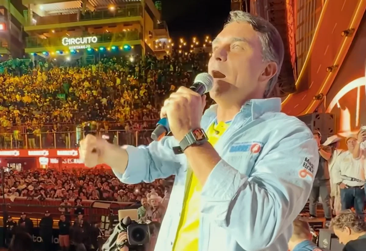 Em Barretos, Flávio exalta agro e diz que voltará à Festa do Peão com Bolsonaro
