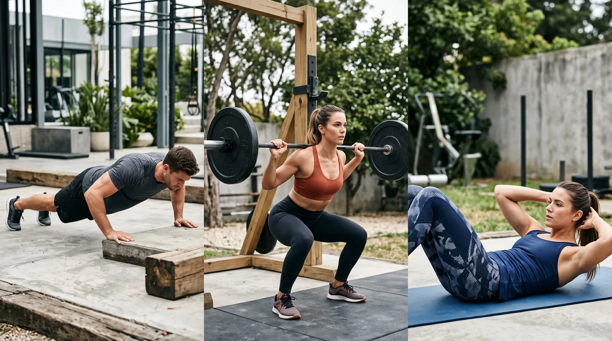 Cuántas flexiones, sentadillas y abdominales se recomiendan según la edad y el sexo