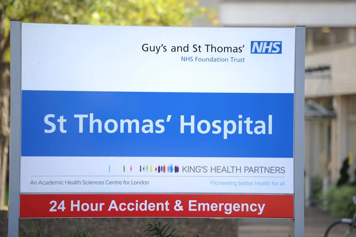 Health workers strike at major London hospital trust over ‘poverty-level’ wages
