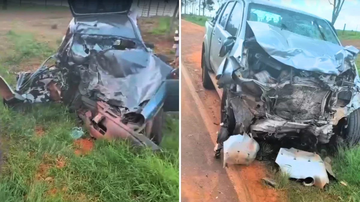 Mulher, filho e padrasto dela que morreram em batida entre carro e caminhonete estavam de carona com conhecidos