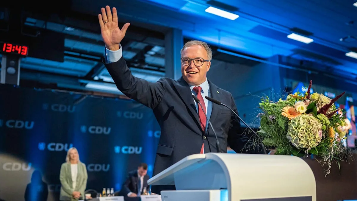 Vor Misstrauensvotum wegen aberkanntem Doktortitel – Voigt als CDU-Landeschef wiedergewählt