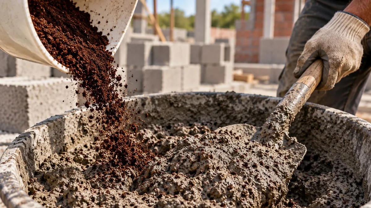 Científicos mezclaron cemento con restos de café y lograron un material hasta un 29,3% más resistente