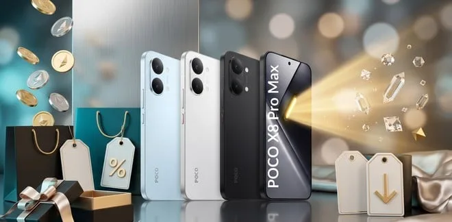 POCO X8 Pro Max em oferta: celular premium da Xiaomi cai para menos de R$ 3 mil