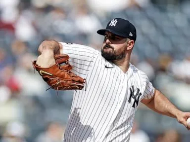 Rodón allows three hits in eight sharp innings as Yanks beat Rays 2-0 in doubleheader opener