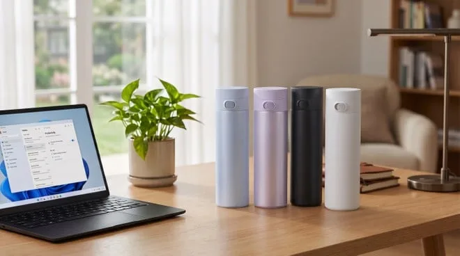 Xiaomi lança garrafa térmica que abre com uma mão e mantém bebida gelada por 6 horas