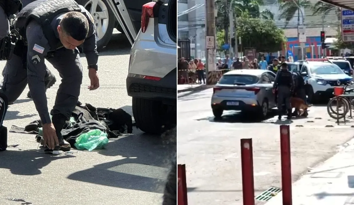 PM apreende seis armas e encontra possível granada dentro de carro em Vila Velha