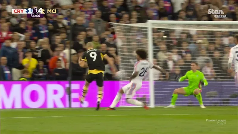 Haaland slams through stunning goal to seal win for City