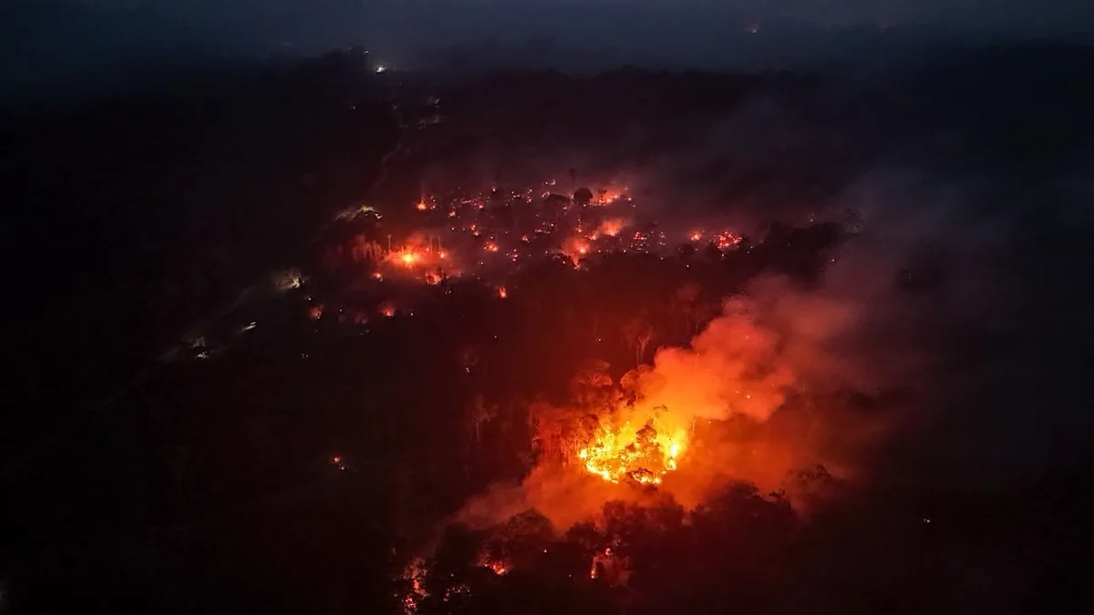 'É muito difícil ver sua plantação devorada pelo fogo': incêndios destroem imóveis e causam desmaios na Zona Rural do AM
