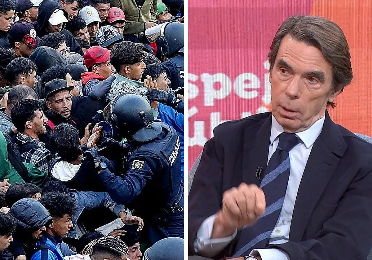 Aznar exige militarizar Ceuta y acusa al Gobierno de «traición» por interponer los intereses de Marruecos a los de España