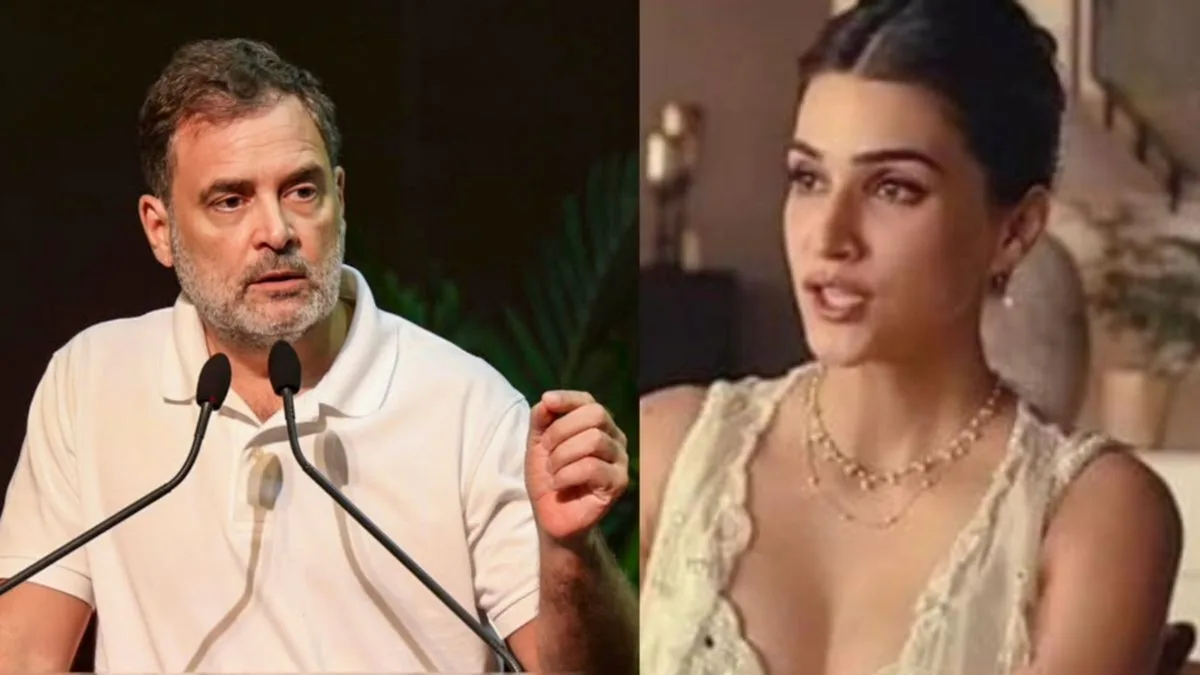 Rahul Gandhi defends Kriti Sanon amid backlash over Raksha Bandhan ad outfit: ‘Her choice’