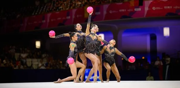 Brasil é bronze no Mundial de ginástica rítmica e garante vaga olímpica