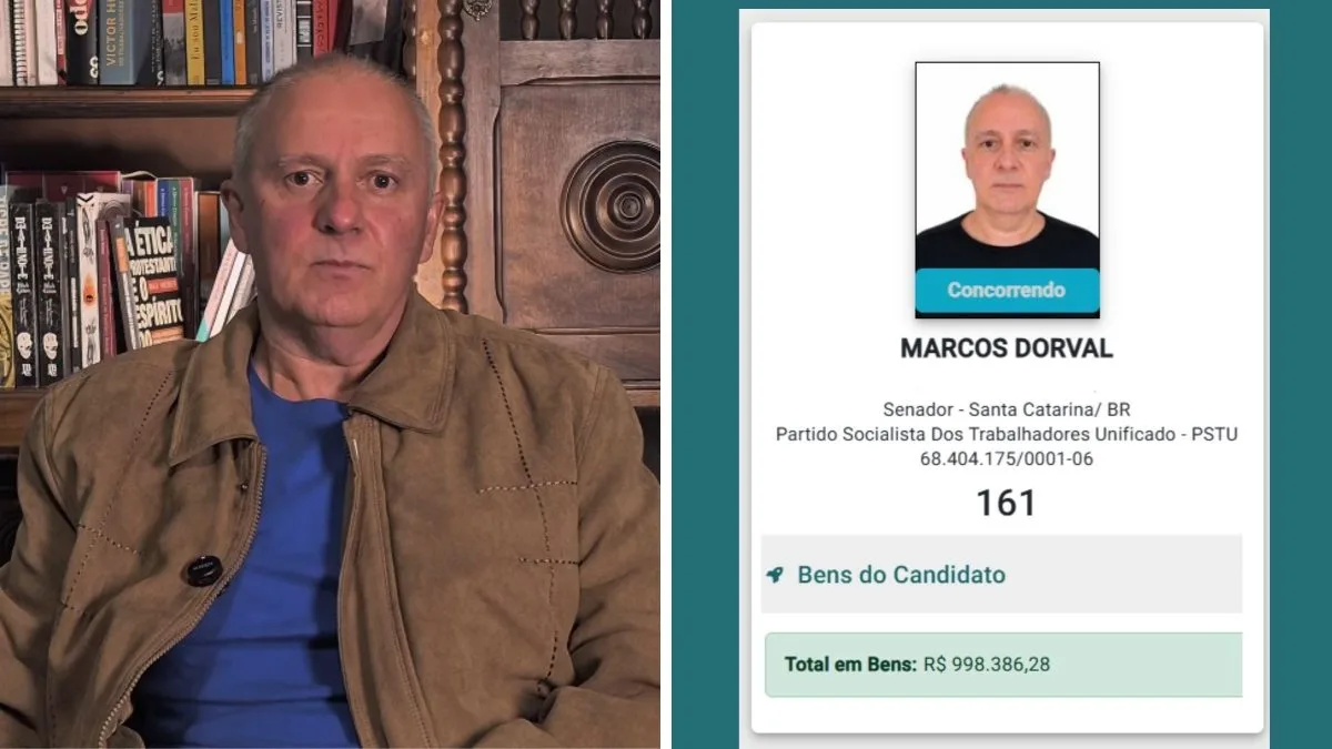 Marcos Dorval registra candidatura ao Senado e declara quase R$ 1 milhão em bens ao TSE entre apartamentos e aplicações