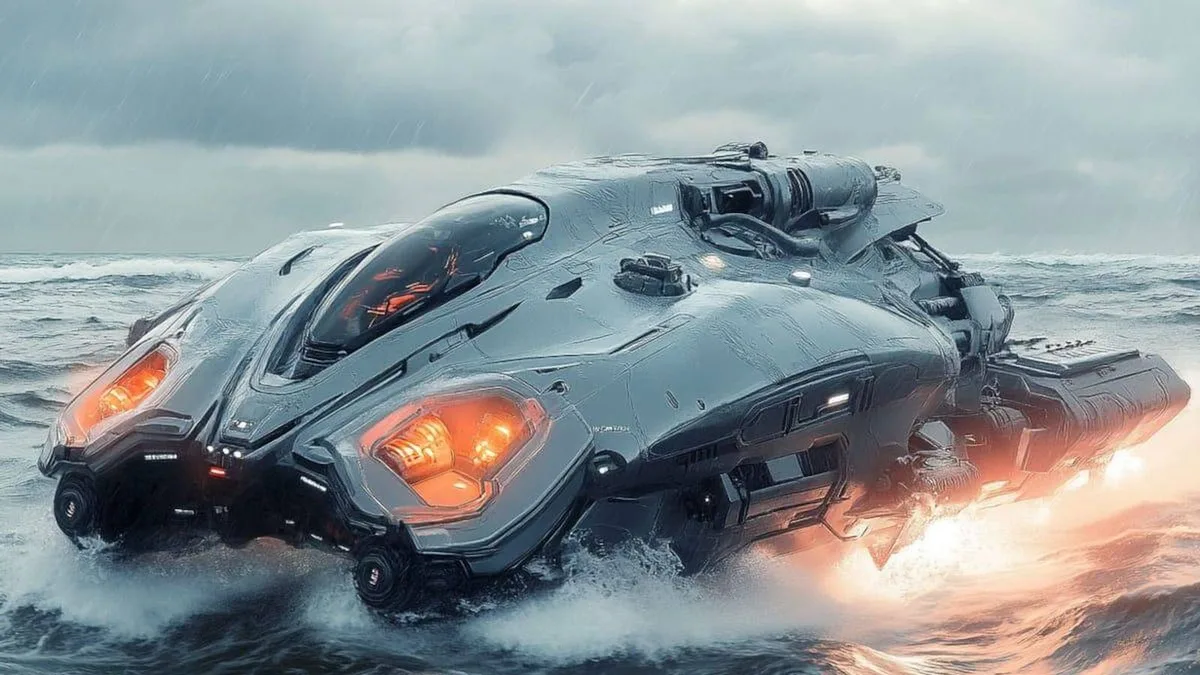 China trabaja en un tanque 'transformer' del futuro para luchar por tierra, mar y aire